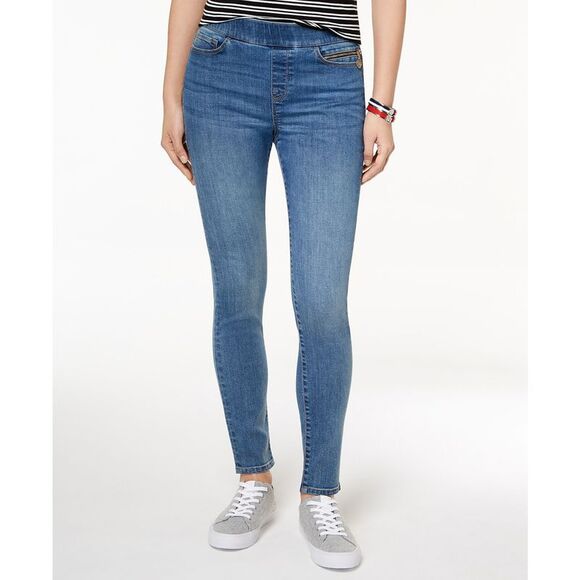 Tommy Hilfiger Denim - Tommy Hilfiger Women's Gramercy Pull on Skinny Jeans Blue Size 6